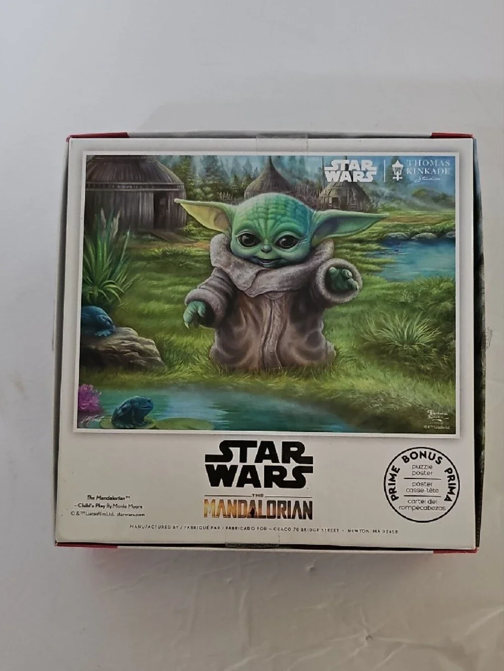 Star Wars Grogu Puzzle - Green and Brown Artwork 550-piece puzzle